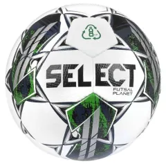 М'яч футзальний Select FUTSAL PLANET v22 біло-зелений Уні 4 103346-327 4