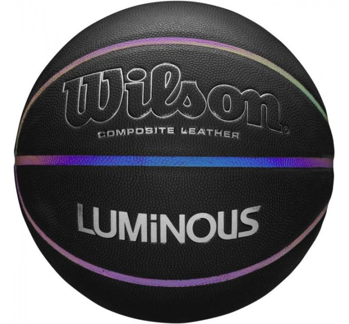 М'яч баскетбольний Wilson LUMINOUS BSKT IRIDESCENT black size 7 WTB2027XB07 М'яч баскетбольний Wilson LUMINOUS BSKT IRIDESCENT black size 7 WTB2027XB07