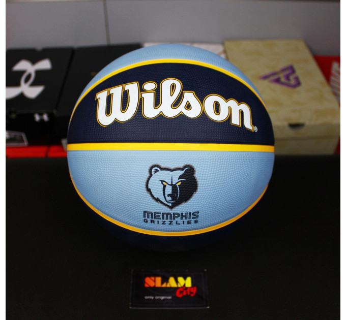 М'яч баскетбольний Wilson NBA TEAM Tribute BSKT MEM GRIZZLIES size 7 (WTB1300XBMEM 7)