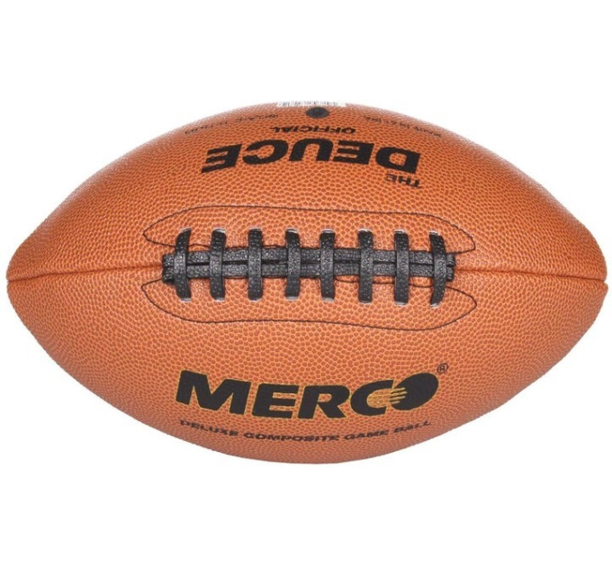 М'яч для американського футболу Merco Deuce Official american football Amber ID65281 М'яч для американського футболу Merco Deuce Official american football Amber ID65281