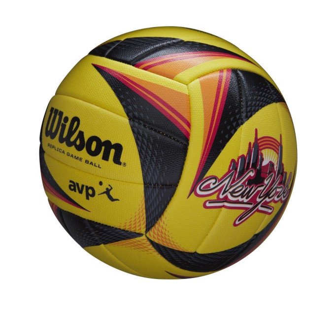 М'яч волейбольний Wilson OPTX AVP REPLICA YELLOW/BK/RD 5 (WTH01020XB 5)