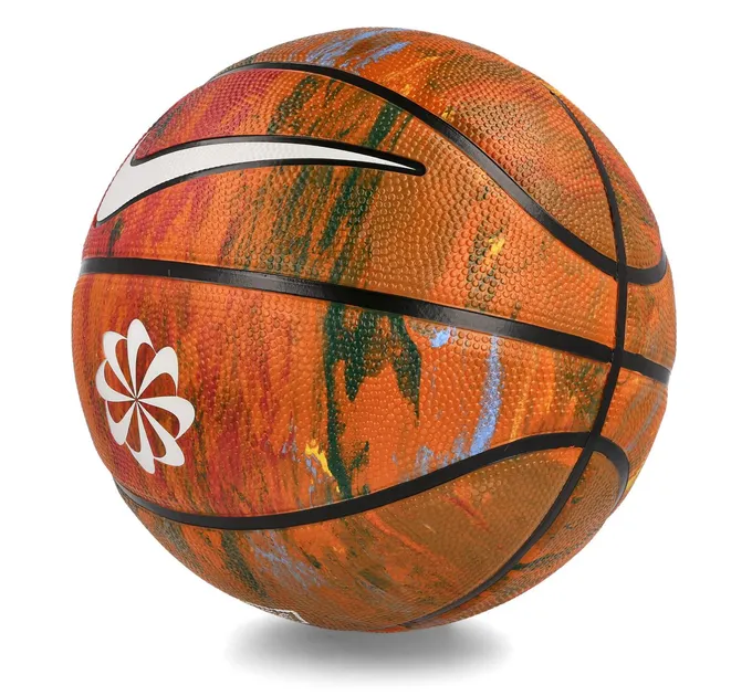 М'яч баскетбольний Nike EVERYDAY PLAYGROUND 8P NEXT NATURE DEFLATED MULTI/AMBER/BLACK/WHITE size 6 N.100.7037.987.06