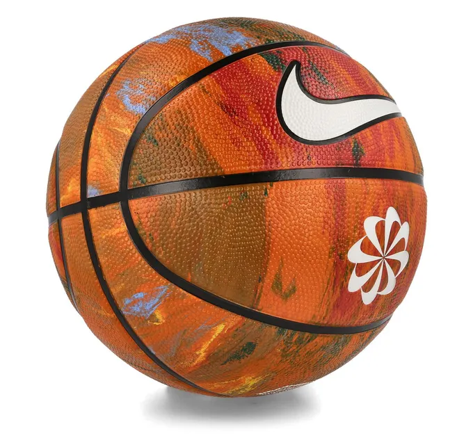 М'яч баскетбольний Nike EVERYDAY PLAYGROUND 8P NEXT NATURE DEFLATED MULTI/AMBER/BLACK/WHITE size 6 N.100.7037.987.06