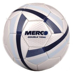 М'яч футбольний Merco Double Tone soccer ball, No. 4 Білий (ID66241 4)