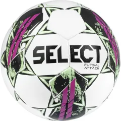 М'яч футзальний Select FUTSAL ATTACK v22 біло-рожевий Уні 4 107346-419 4