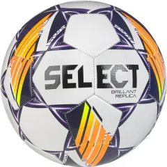 М'яч футбольний Select Brillant Replica v24 Біло-фіолетовий Уні 4 (099488-096 4)