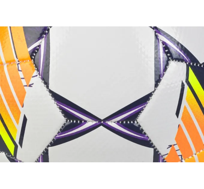М'яч футбольний Select Brillant Replica v24 Біло-фіолетовий Уні 4 (099488-096 4)