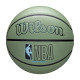 М'яч баскетбольний Wilson NBA FORGE PLUS ECO BSKT Green size 7 WZ2010902XB7