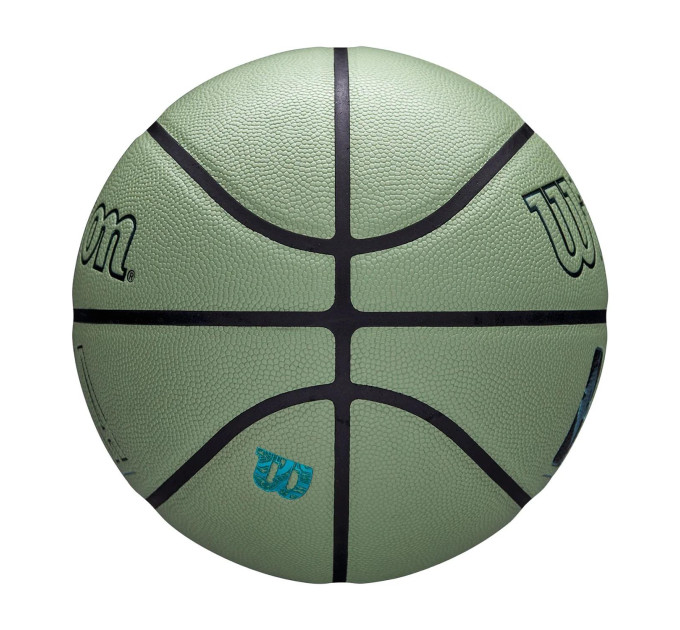 М'яч баскетбольний Wilson NBA FORGE PLUS ECO BSKT Green size 7 WZ2010902XB7