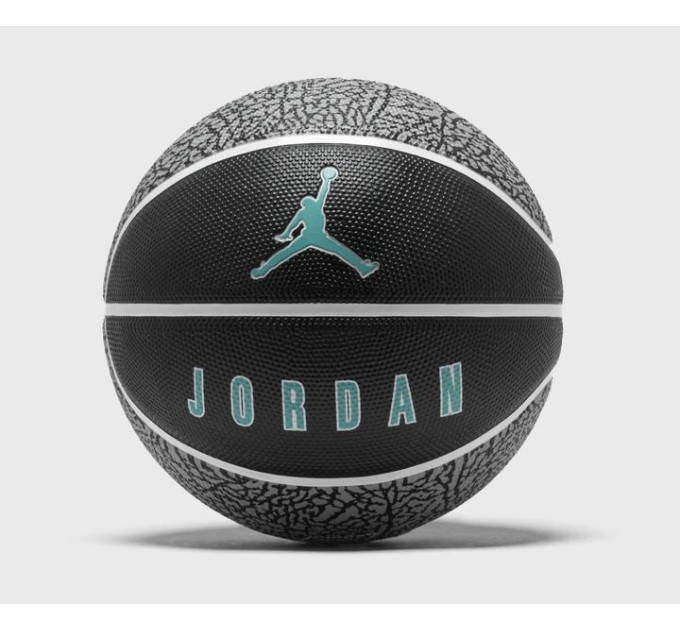 М'яч баскетбольний JORDAN PLAYGROUND 2.0 8P DEFLATED BLACK/WHITE/WHITE/CLEAR JADE size 6 (J.100.8255.016.06 6)