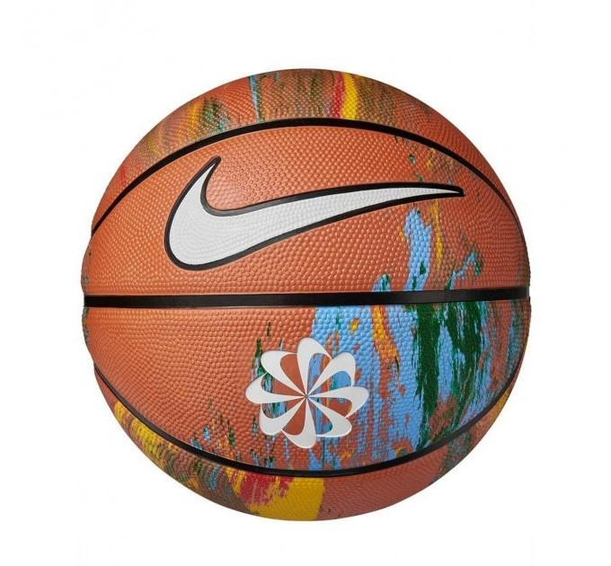 М'яч баскетбольний Nike EVERYDAY PLAYGROUND 8P NEXT NATURE DEFLATED MULTI/AMBER/BLACK/WHITE size 5 N.100.7037.987.05