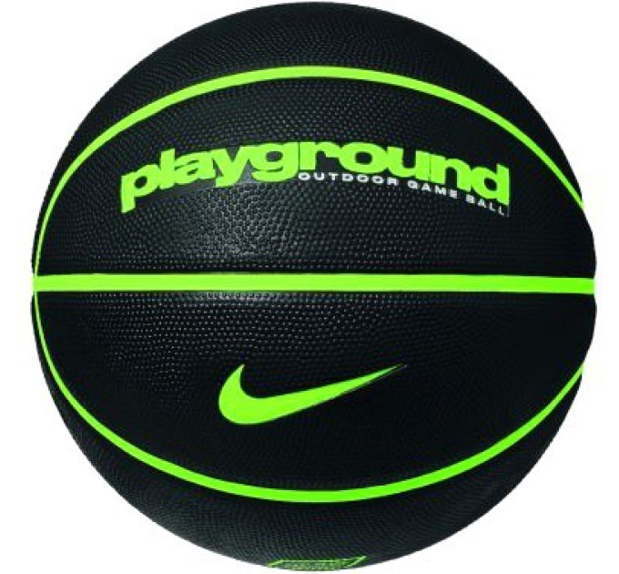 М'яч баскетбольний Nike EVERYDAY PLAYGROUND 8P DEFLATED BLACK/VOLT/VOLT size 7 N.100.4498.085.07