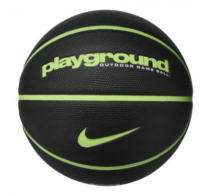 М'яч баскетбольний Nike EVERYDAY PLAYGROUND 8P GRAPHIC DEFLATED BLACK/LIME BLAST/LIME BLAST size 6 (N.100.4371.060.06 6)