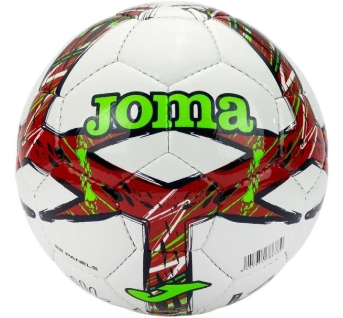 Футбольний М'яч Joma DALIII Білий, Червоний, Салатовий 5 (401412.206 5) Футбольний М'яч Joma DALIII Білий, Червоний, Салатовий 5 (401412.206 5)