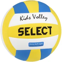 М'яч волейбольний Select KIDS VOLLEY NEW Білий, Жовтий, Синій Уні 4 (214460-329)