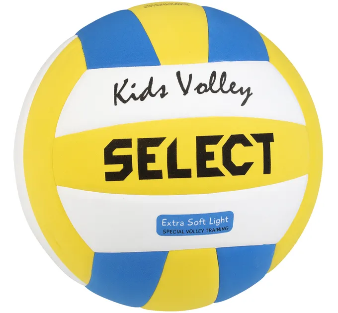 М'яч волейбольний Select KIDS VOLLEY NEW Білий, Жовтий, Синій Уні 4 (214460-329) М'яч волейбольний Select KIDS VOLLEY NEW Білий, Жовтий, Синій Уні 4 (214460-329)