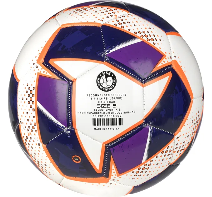 М'яч футбольний Select FB Classic v24 Білий Фіолетовий Уні 5 (099589-096 5)