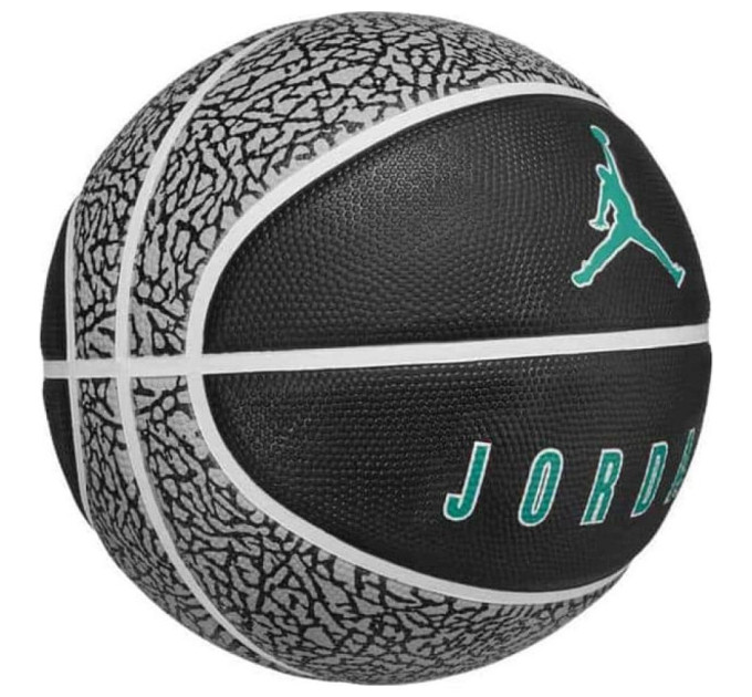 М'яч баскетбольний JORDAN PLAYGROUND 2.0 8P DEFLATED Сірий, Чорний 7 (J.100.8255.016.07 7)