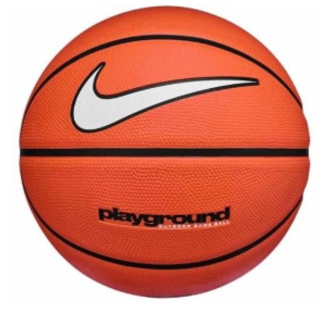 М'яч баскетбольний Nike EVERYDAY PLAYGROUND 8P DEFLATED AMBER/BLACK/WHITE size 5 N.100.4498.816.05