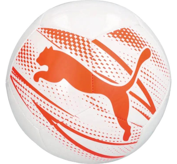 М'яч футбольний Puma ATTACANTO Graphic білий, помаранчевий Уні 5 084073-17