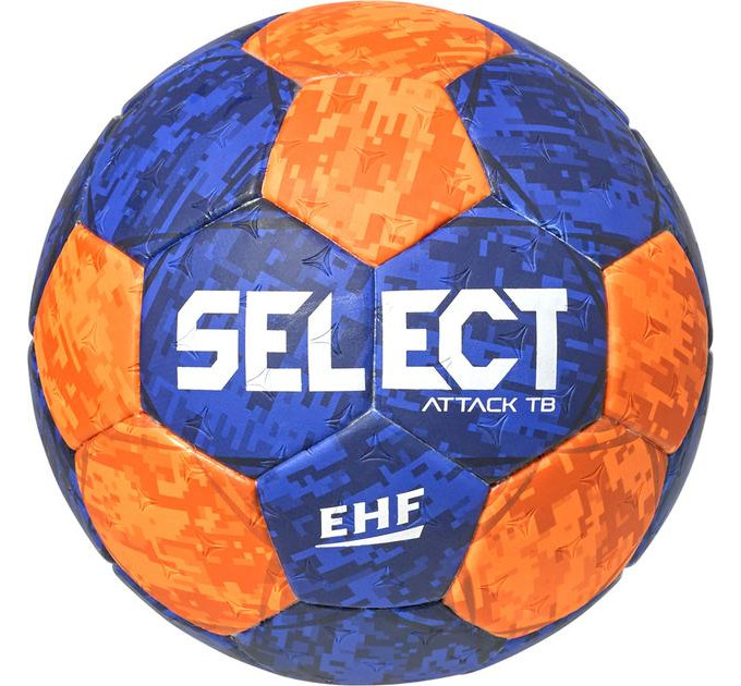 М'яч гандбольний SELECT HB Attack TB v22 синій, помаранчевий Уні 1 162084-839