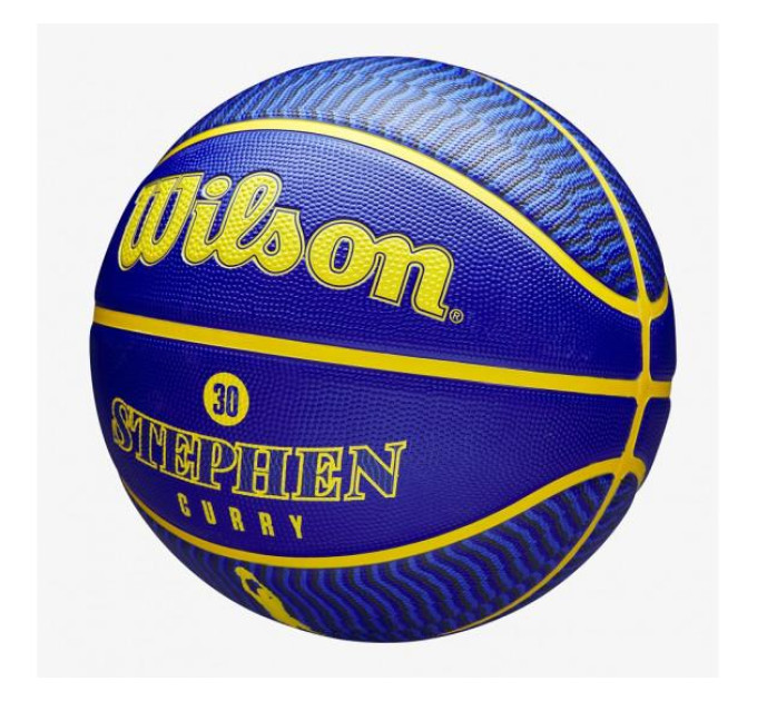 М'яч баскетбольний Wilson NBA PLAYER ICON OUTDOOR BSKT CURRY Синій 7 (WZ4006101XB7 7)