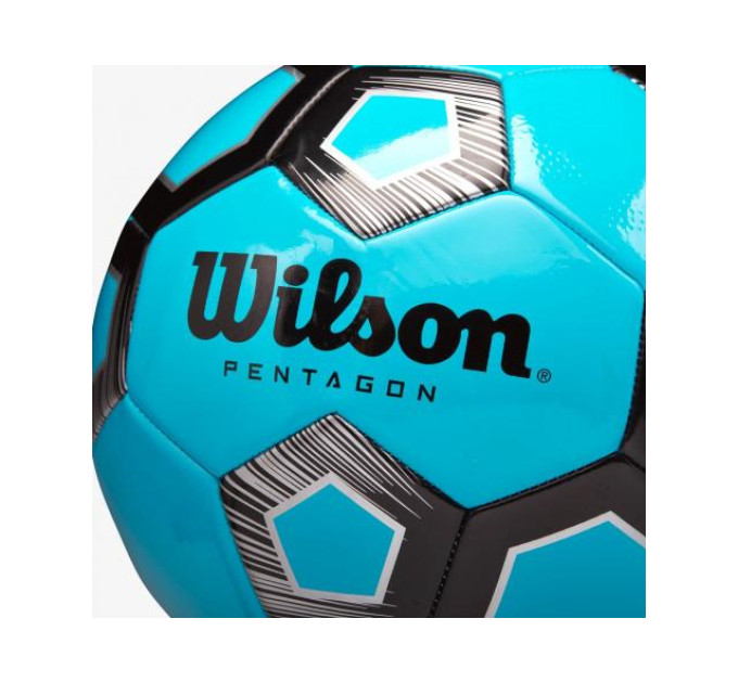 М'яч футбольний Wilson PENTAGON SB ROBL Блакитний Size 5 (WTE8542XB05 5)