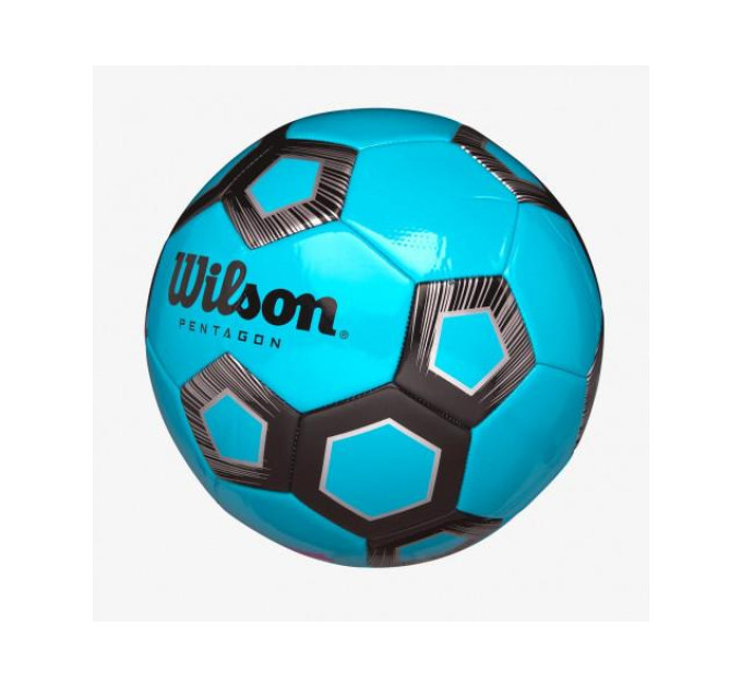 М'яч футбольний Wilson PENTAGON SB ROBL Блакитний Size 5 (WTE8542XB05 5)