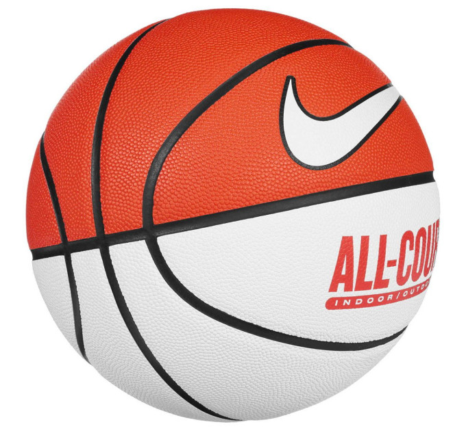 М'яч баскетбольний Nike EVERYDAY ALL COURT 8P DEFLATED SUMMIT Червоний Уні 7 (N.100.4369.187.07 7)