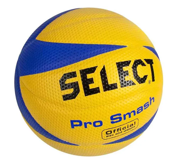 М'яч волейбольний Select Pro Smash Volley New Жовто-синій Уні 5 (214450-219)