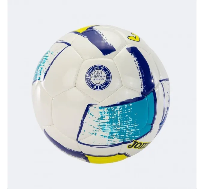 М'яч футбольний Joma DALI II Білий, Синій, Жовтий 5 (400649.216 5)