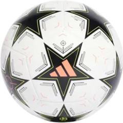 М'яч футбольний Adidas UCL TRN білий, чорний, помаранчевий 5 IX4062 5