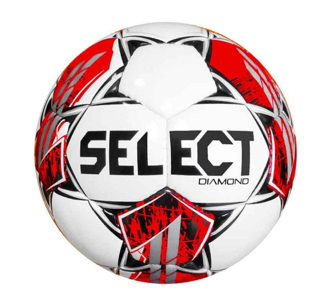 М'яч футбольний Select DIAMOND v23 біло-червоний Уні 5 085436-127 5