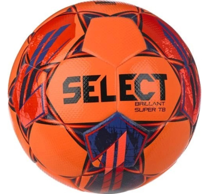 М'яч футбольний Select BRILLANT SUPER FIFA TB v23 помаранчевий, червоний Уні 5 011496-035 5
