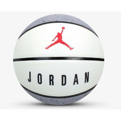 Мяч баскетбольный Nike JORDAN PLAYGROUND 2.0 8P DEFLATED CEMENT GREY/WHITE/BLACK/FIRE RED size 7 J.100.8255.049.07