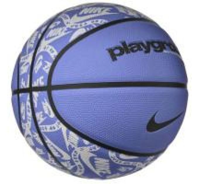 М'яч баскетбольний Nike EVERYDAY PLAYGROUND 8P GRAPHIC DEFLATED POLAR/BLACK/BLACK/WHITE size 5 (N.100.4371.431.05 5)
