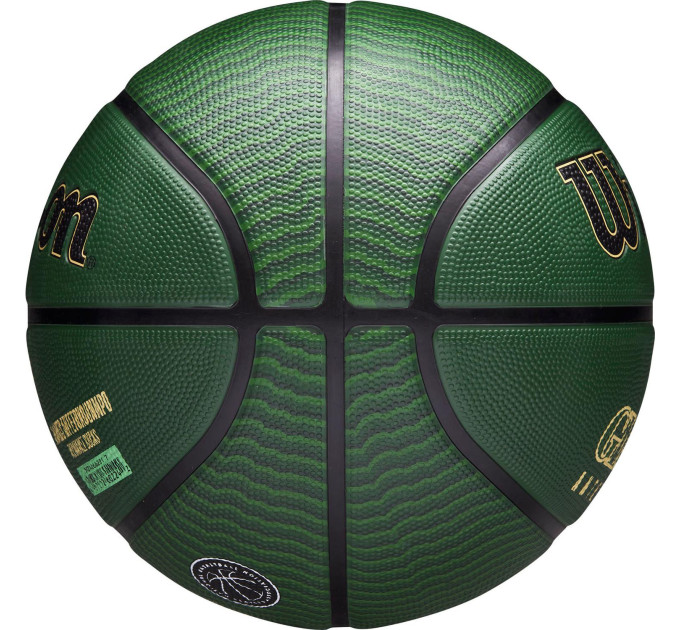 М'яч баскетбольний Wilson NBA PLAYER ICON OUTDOOR BSKT GIANNIS Зелений 7 (WZ4006201XB7 7)
