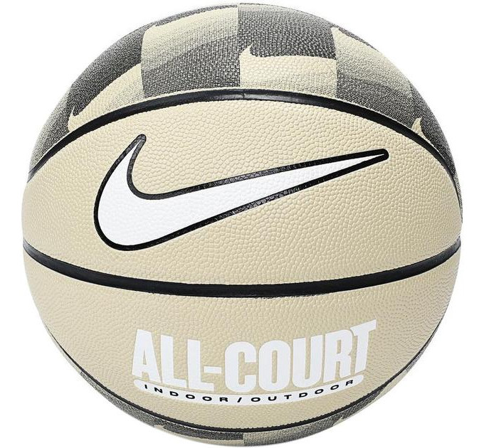 М'яч баскетбольный Nike EVERYDAY ALL COURT 8P GRAPHIC DEFLATED TEAM GOLD/BLACK/BLACK/WHITE size 7 N.100.4370.703.07