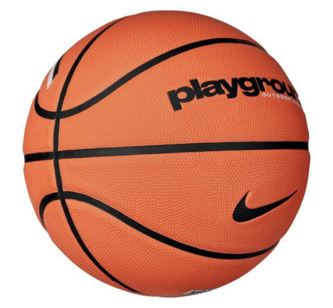 М'яч баскетбольний Nike Everyday Playground 8P Deflated Size 6 Amber / Black (N.100.4498.814.06)