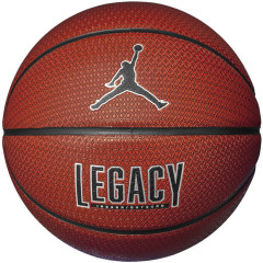 М'яч баскетбольний JORDAN LEGACY 2.0 8P DEFLATED AMBER/BLACK/METALLIC SILVER/BLACK 06 (J.100.8253.855.06 6)