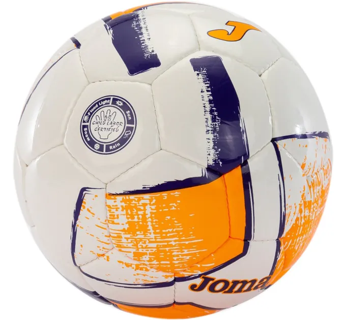 М'яч футбольний Joma DALI II Білий, Темно-синій 4 (400649.203 4)