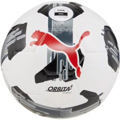 М'яч футбольний Puma Orbita 4 HYB (FIFA Basic) білий, чорний, червоний Уні 5 084326-02