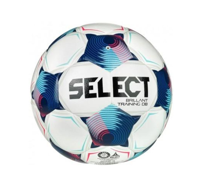 М'яч футбольний SELECT BRILLANT TRAINING DB v25 білий, синій Уні 4 86415-002 4