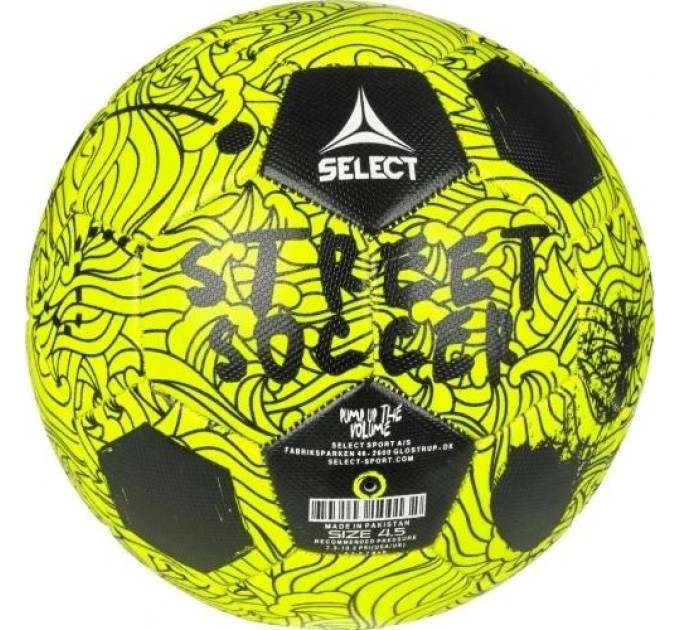 М'яч футбольний Select STREET SOCCER v24 жовтий Уні 4,5 095527-551 4,5