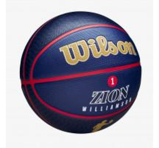 М'яч баскетбольний Wilson NBA PLAYER ICON OUTDOOR BSKT ZION Синій 7 (WZ4008601XB7 7)