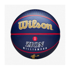 М'яч баскетбольний Wilson NBA PLAYER ICON OUTDOOR BSKT ZION Синій 7 (WZ4008601XB7 7)