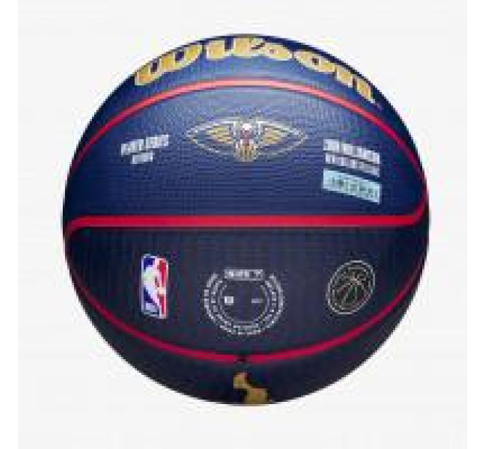 М'яч баскетбольний Wilson NBA PLAYER ICON OUTDOOR BSKT ZION Синій 7 (WZ4008601XB7 7)