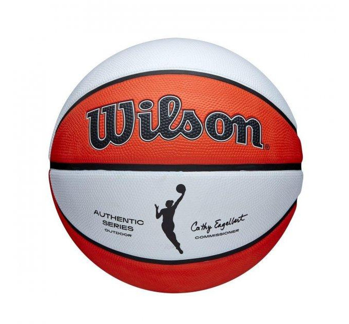 Універсальний Баскетбольний М'яч Wilson WNBA Authentic Outdoor Basketball Гумовий р. 6 (WTB5200XB06)