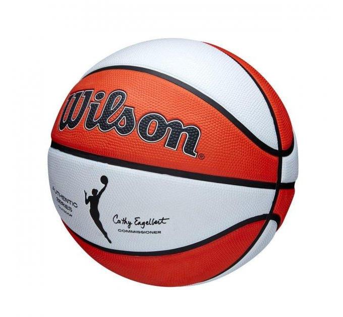 Універсальний Баскетбольний М'яч Wilson WNBA Authentic Outdoor Basketball Гумовий р. 6 (WTB5200XB06)