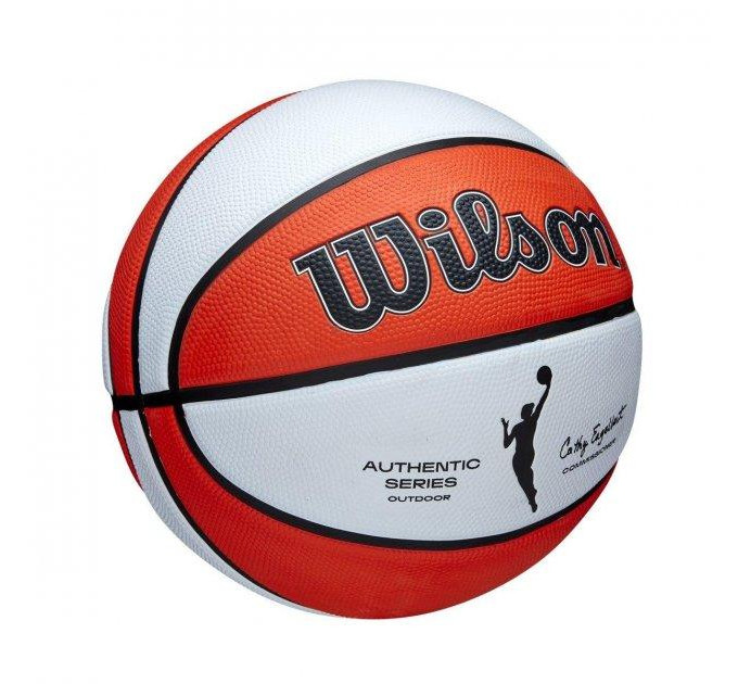 Універсальний Баскетбольний М'яч Wilson WNBA Authentic Outdoor Basketball Гумовий р. 6 (WTB5200XB06)